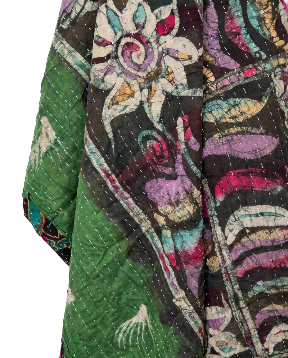 Heirloom Kantha Twin Quilt | Oh It's Bananas
