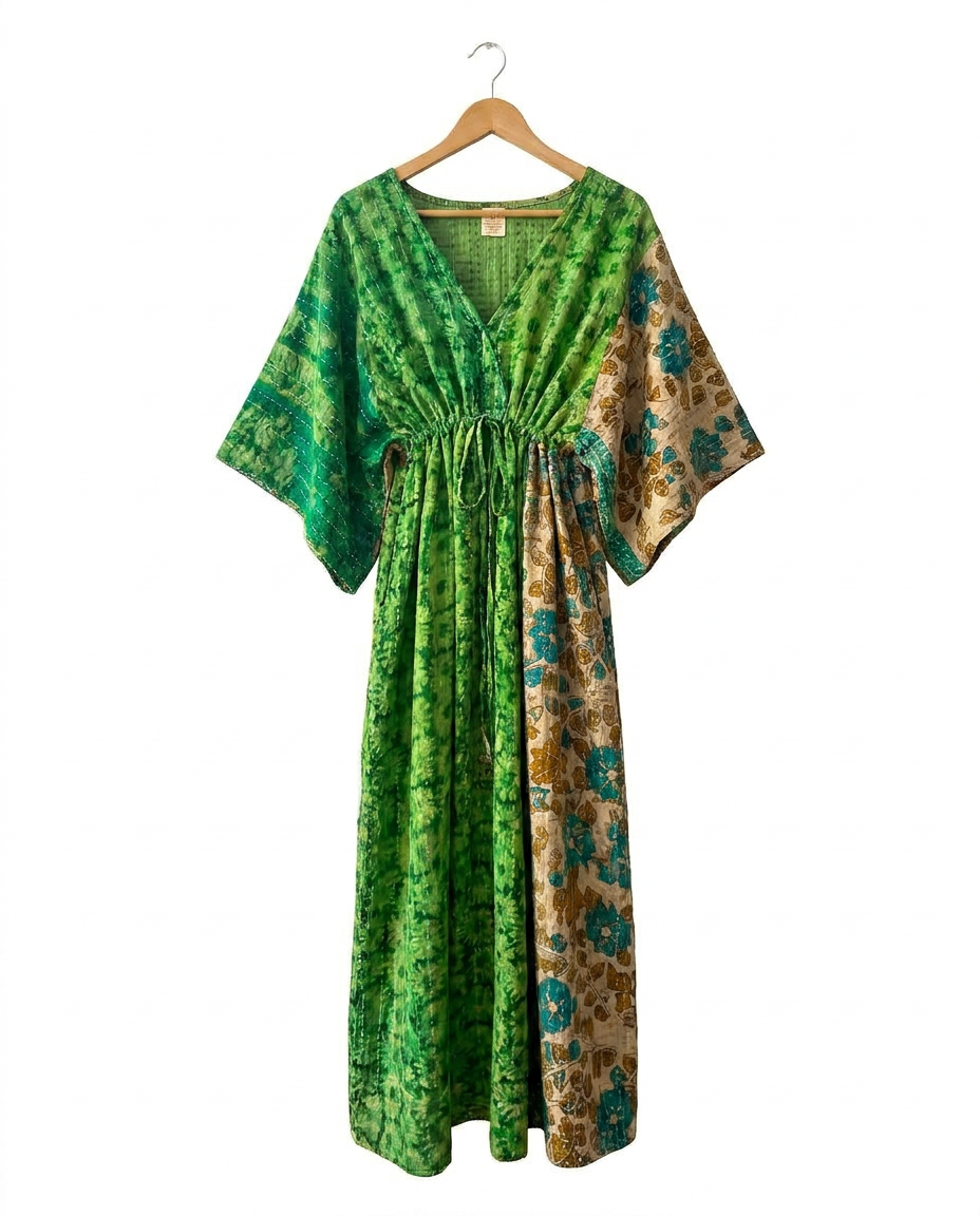 Aphrodite Kantha Kaftan Dress