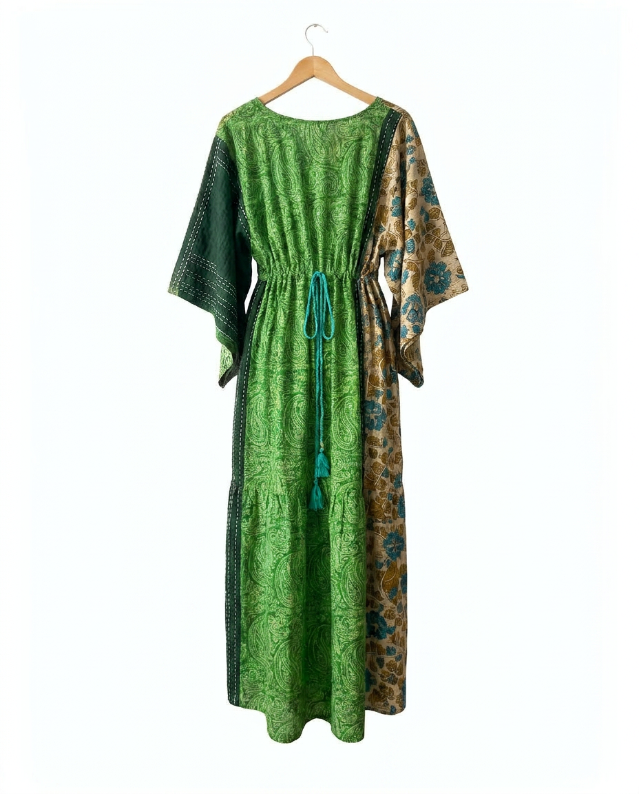 Aphrodite Kantha Kaftan Dress