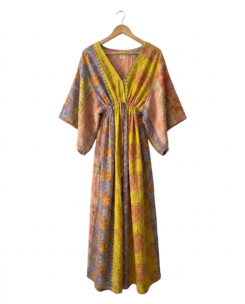 Aphrodite Kantha Kaftan Dress