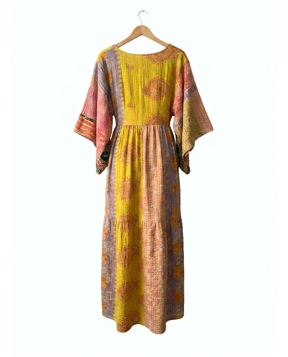 Aphrodite Kantha Kaftan Dress